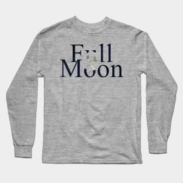 Full Moon Long Sleeve T-Shirt by afternoontees